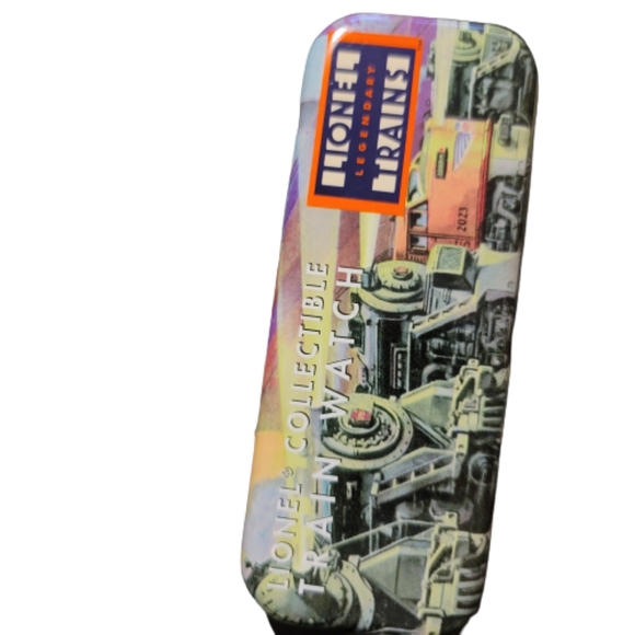 Lionel Musical Train Watch vintage New with case White Face - Picture 2 of 9